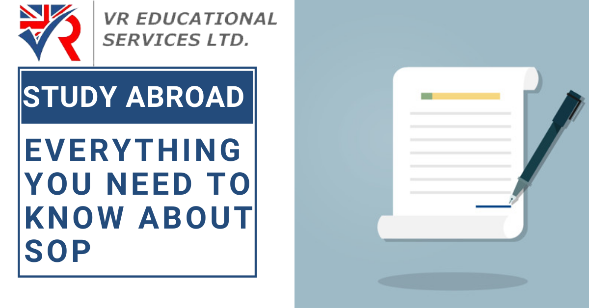 how to write a SOP for study Abroad | VR education services