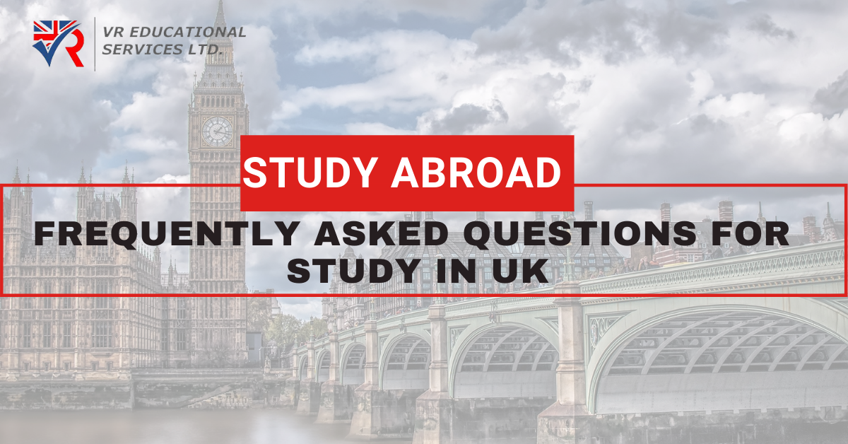 Frequently asked questions for study in UK