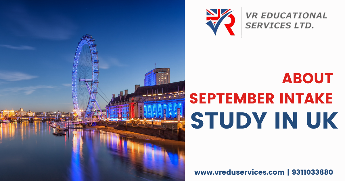 About UK September study Intake