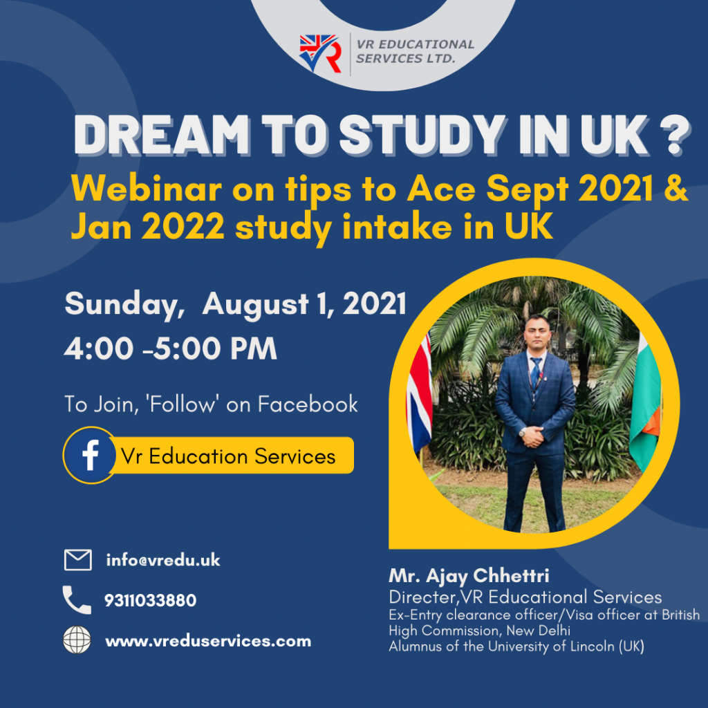 About Uk September 2021 Study Intake 